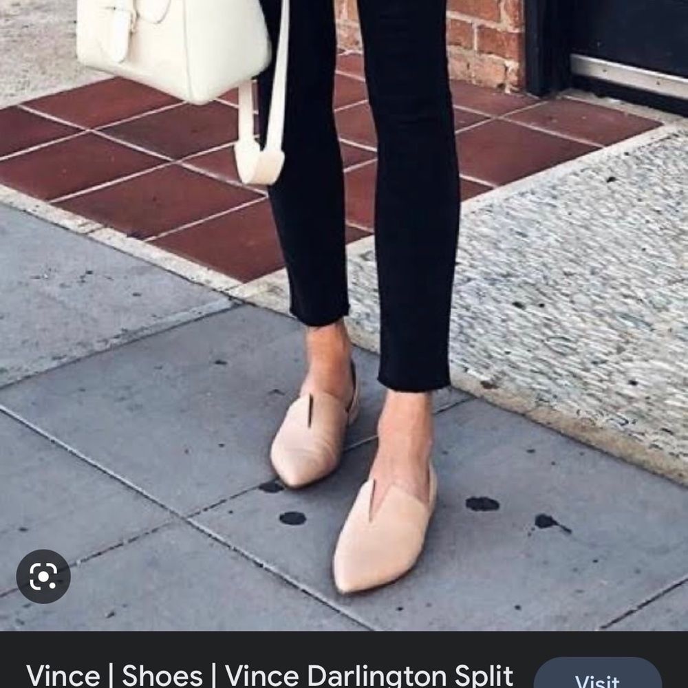 Vince white mules